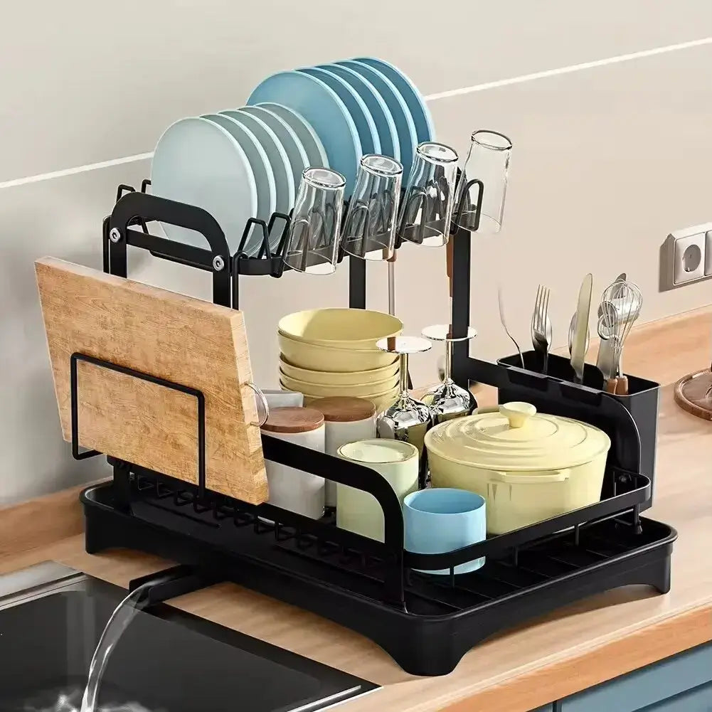Keep Your Countertop Dry with Our Efficient Dish Drainer! - Homelune LTD home essentials and decor!