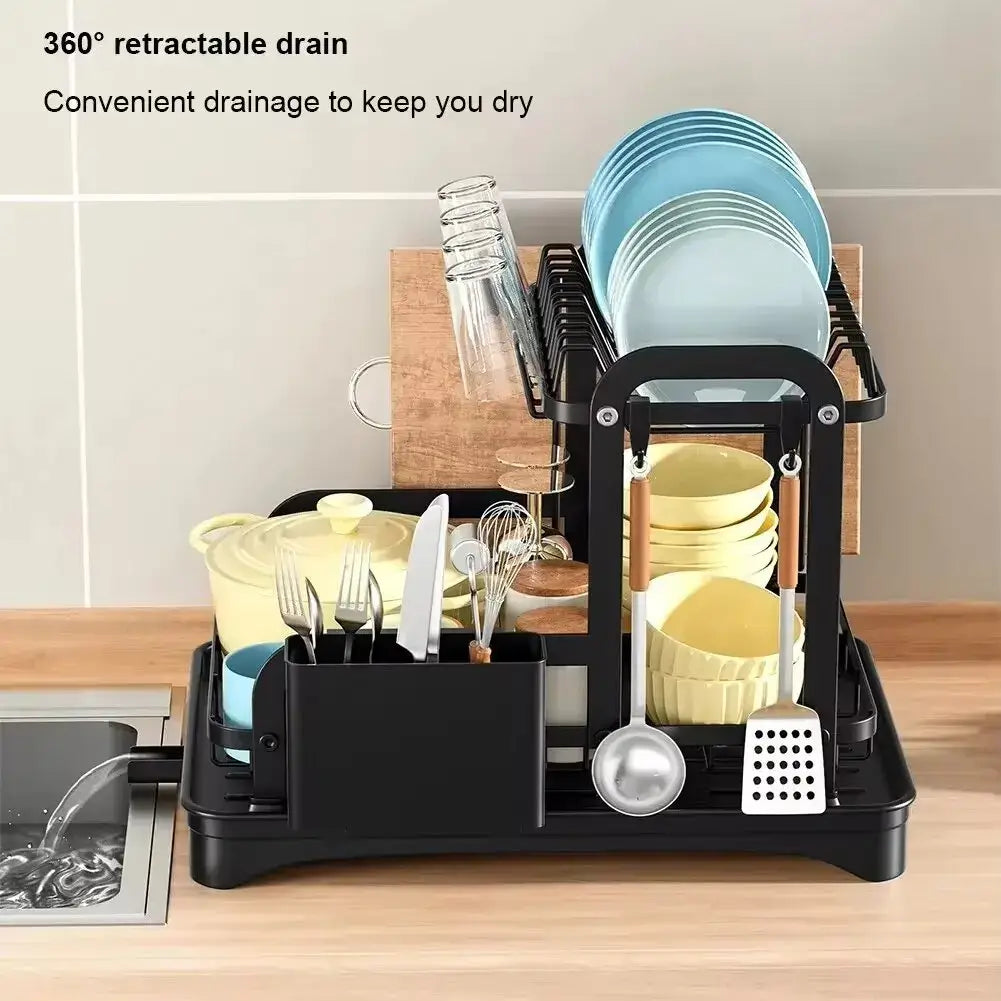 Keep Your Countertop Dry with Our Efficient Dish Drainer! - Homelune LTD home essentials and decor!