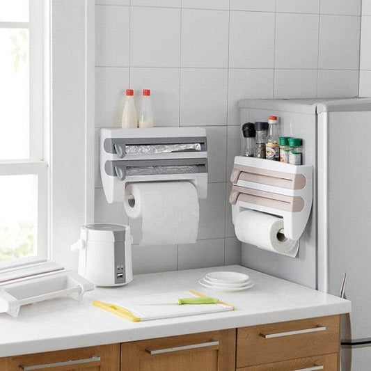 Kitchen Roll Holder & Dispenser – Organize Foil, Wrap, and Tissue Effortlessly - Homelune LTD home essentials and decor!
