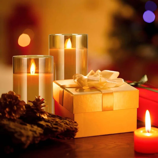Remote-Controlled LED Acrylic Candles – Festive & Elegant Glow Homelune LTD
