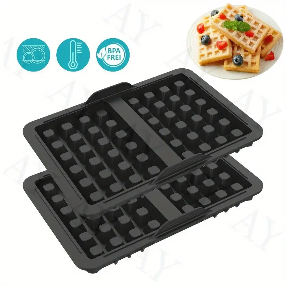 Make Crispy, Fluffy Waffles Easily with Air Fryer Silicone Mold - Homelune LTD home essentials and decor!