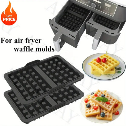 Make Crispy, Fluffy Waffles Easily with Air Fryer Silicone Mold - Homelune LTD home essentials and decor!