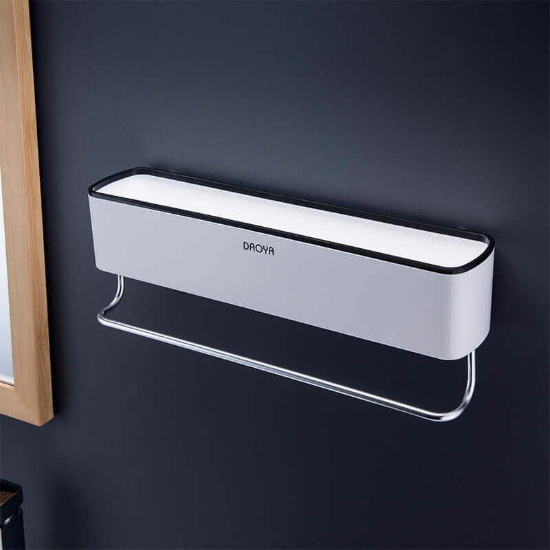 Maximize Bathroom Space with Our Sleek Perforated Ceramic Tile Shelves! - Homelune LTD home essentials and decor!