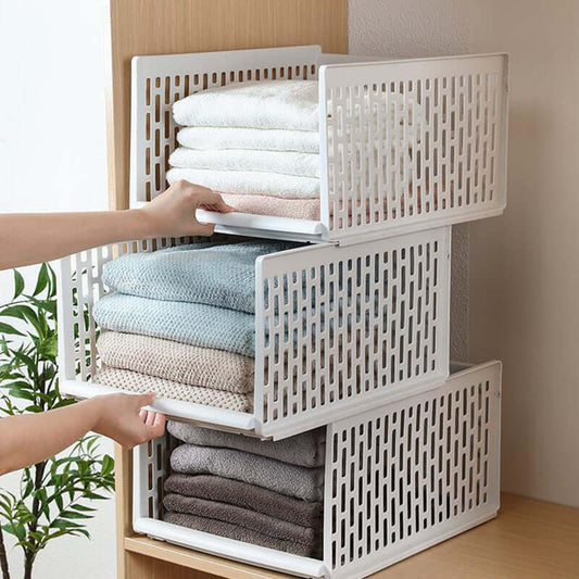 Maximize Closet Space with Our Wardrobe Storage Layered Partition & Storage Box! - Homelune LTD home essentials and decor!