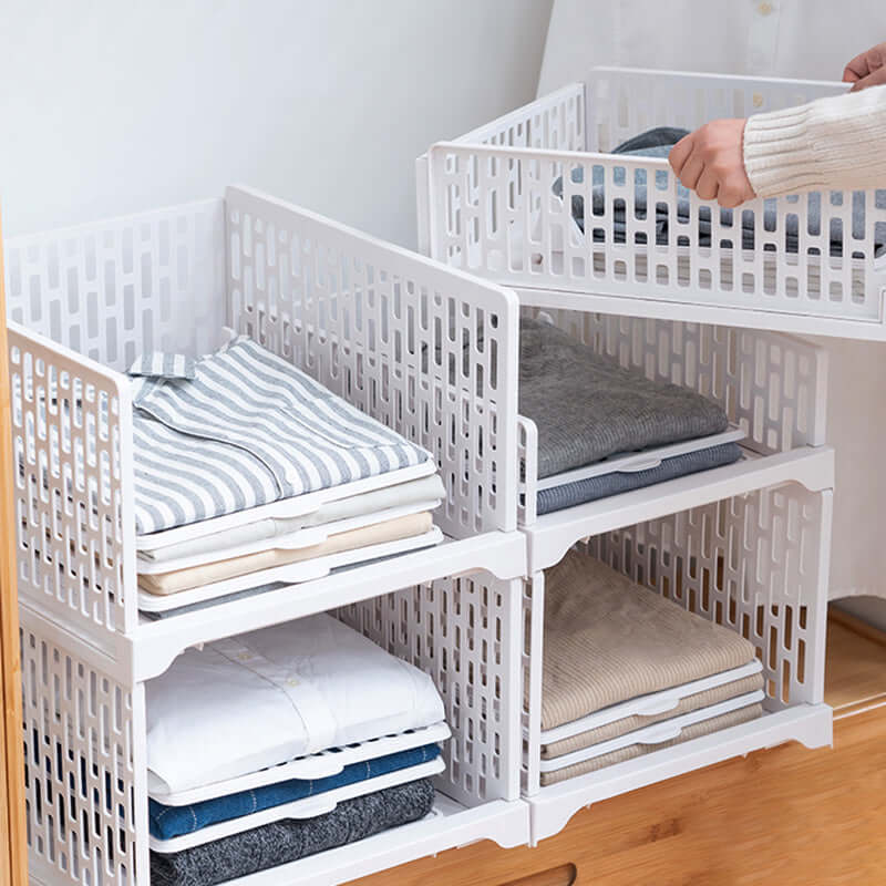 Maximize Closet Space with Our Wardrobe Storage Layered Partition & Storage Box! - Homelune LTD home essentials and decor!