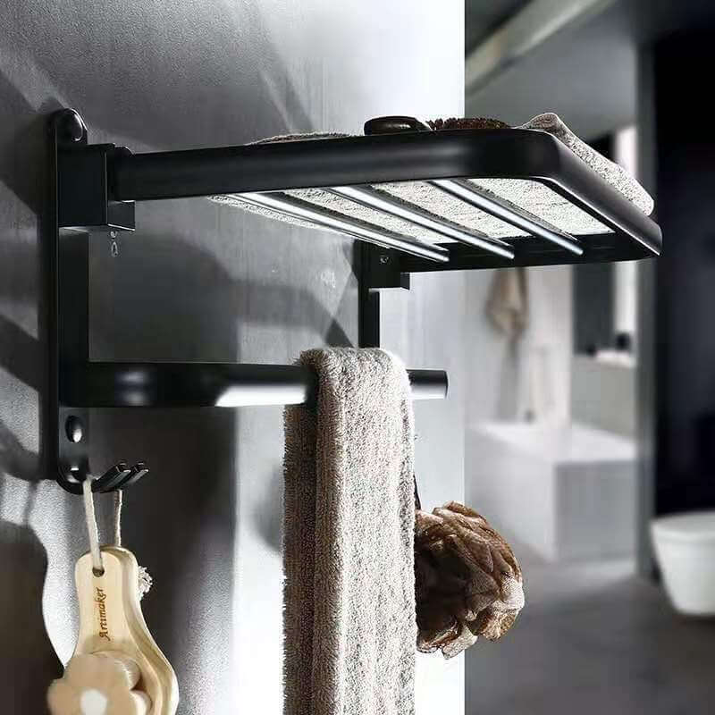 Maximize Space & Style with Yuchen’s Durable Folding Towel Rack - Homelune LTD home essentials and decor!