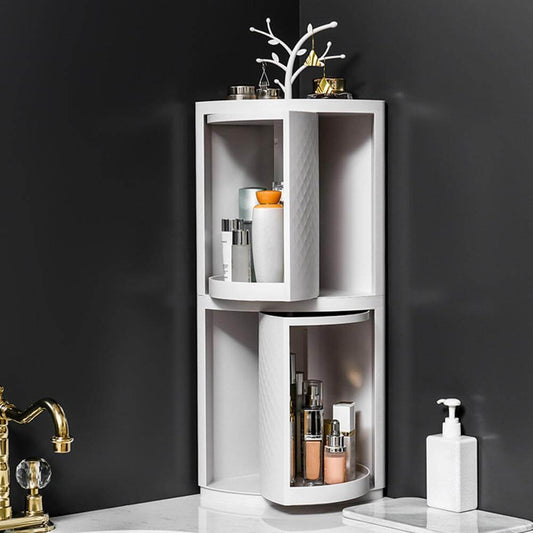 Maximize Your Bathroom Space with Our Rotatable Makeup Organizer! - Homelune LTD home essentials and decor!