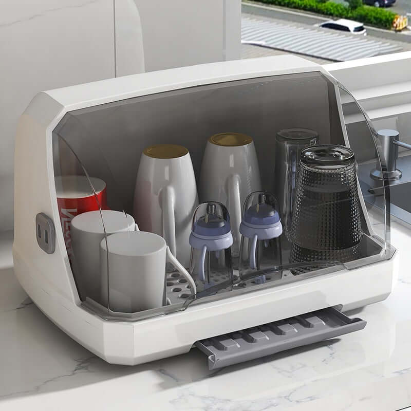 Maximize Your Kitchen Space with Our Cup Storage Box & Plastic Storage Rack! - Homelune LTD home essentials and decor!