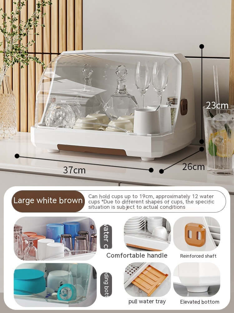 Maximize Your Kitchen Space with Our Cup Storage Box & Plastic Storage Rack! - Homelune LTD home essentials and decor!