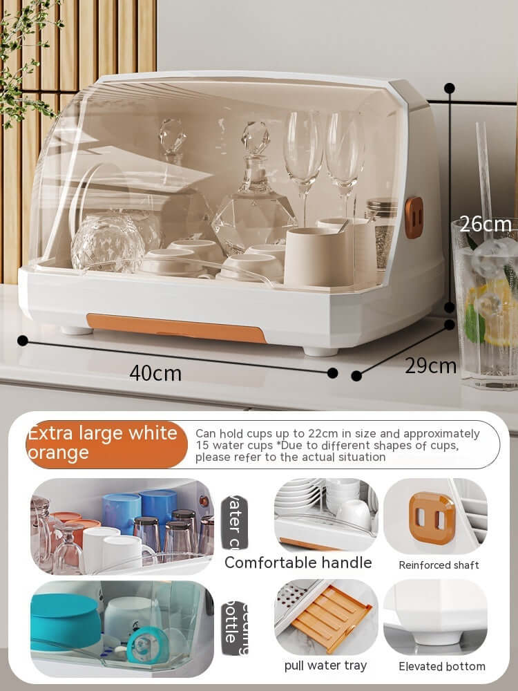 Maximize Your Kitchen Space with Our Cup Storage Box & Plastic Storage Rack! - Homelune LTD home essentials and decor!