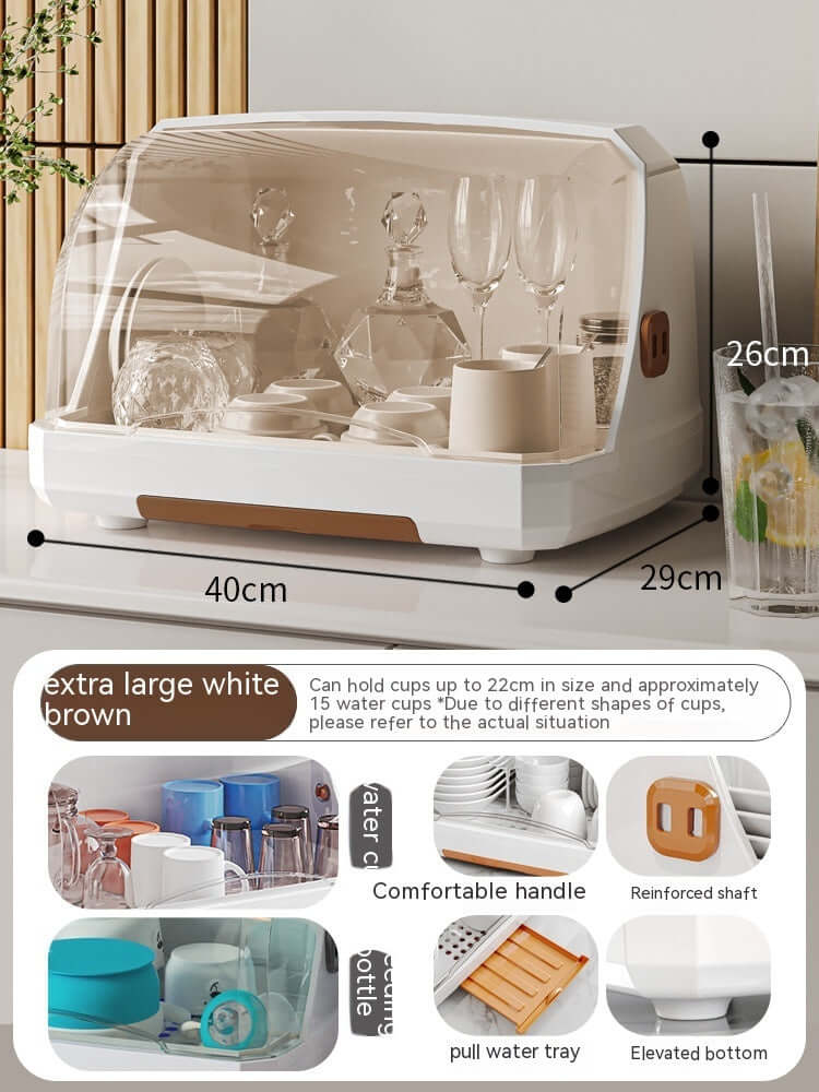 Maximize Your Kitchen Space with Our Cup Storage Box & Plastic Storage Rack! - Homelune LTD home essentials and decor!
