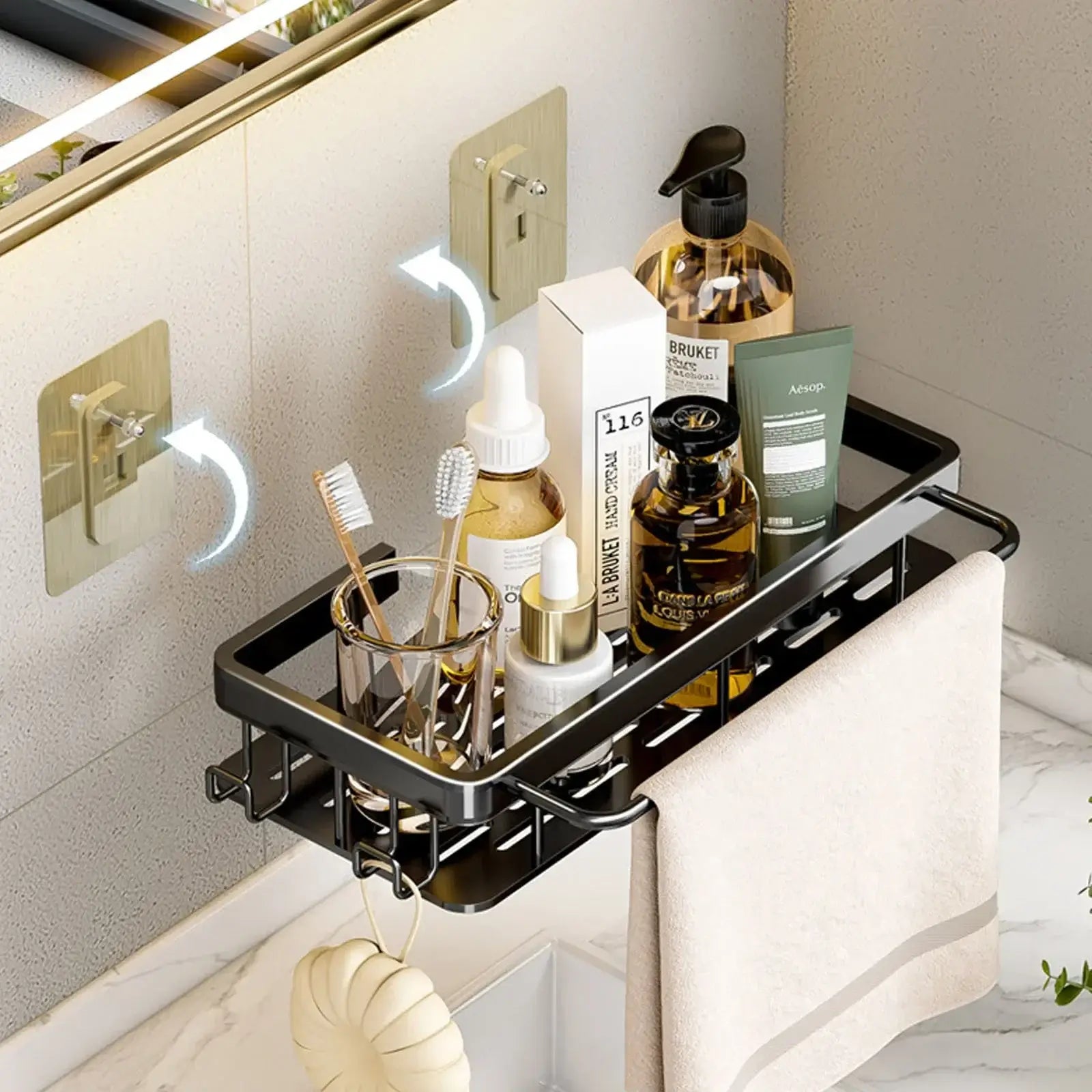 Maximize Your Space with Our Stylish Wall-Mounted Corner Rack! - Homelune LTD home essentials and decor!