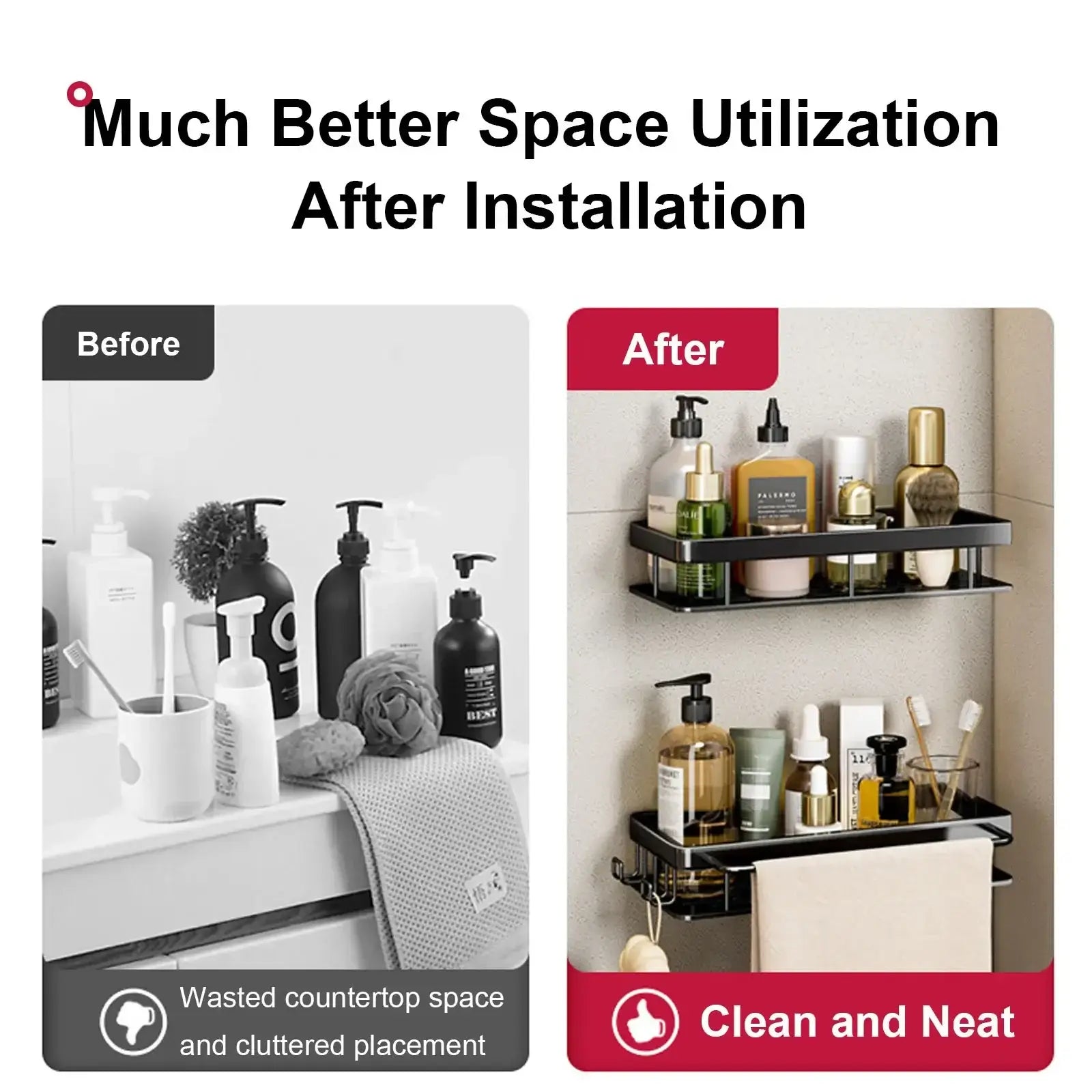 Maximize Your Space with Our Stylish Wall-Mounted Corner Rack! - Homelune LTD home essentials and decor!