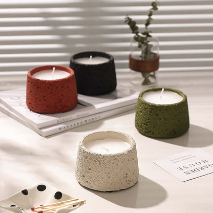 Modern Cement Candle Holder: Perfect for Aromatherapy & Home Décor - Homelune LTD home essentials and decor!
