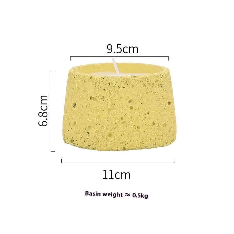 Modern Cement Candle Holder: Perfect for Aromatherapy & Home Décor - Homelune LTD home essentials and decor!