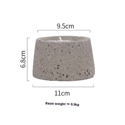 Modern Cement Candle Holder: Perfect for Aromatherapy & Home Décor - Homelune LTD home essentials and decor!