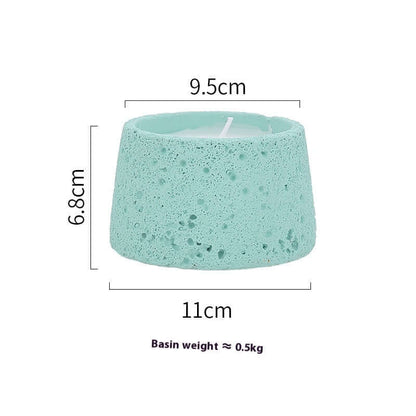 Modern Cement Candle Holder: Perfect for Aromatherapy & Home Décor - Homelune LTD home essentials and decor!