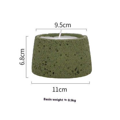 Modern Cement Candle Holder: Perfect for Aromatherapy & Home Décor - Homelune LTD home essentials and decor!