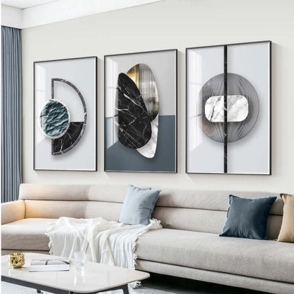 Modern Geometric Canvas Art Elevate Your Space with Style! - Homelune LTD home essentials and decor!