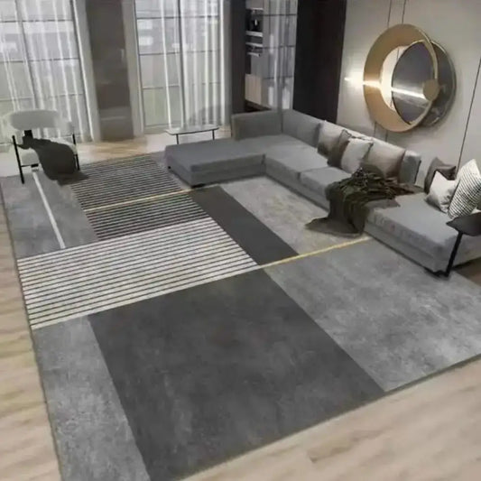 Modern Geometric Crystal Pile Carpet for Stylish, Comfortable Spaces - Homelune LTD home essentials and decor!