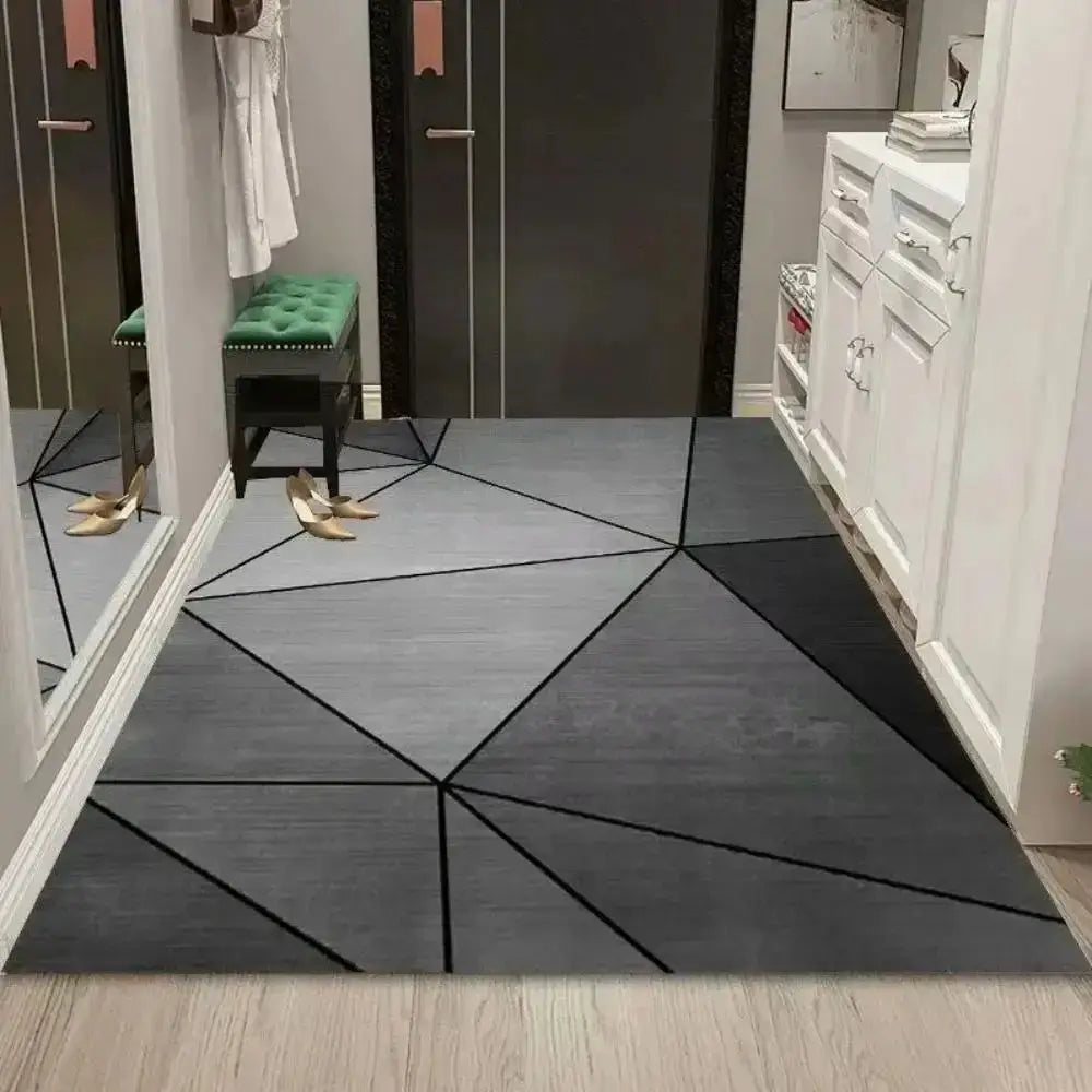 Modern Geometric Crystal Pile Carpet for Stylish, Comfortable Spaces - Homelune LTD home essentials and decor!