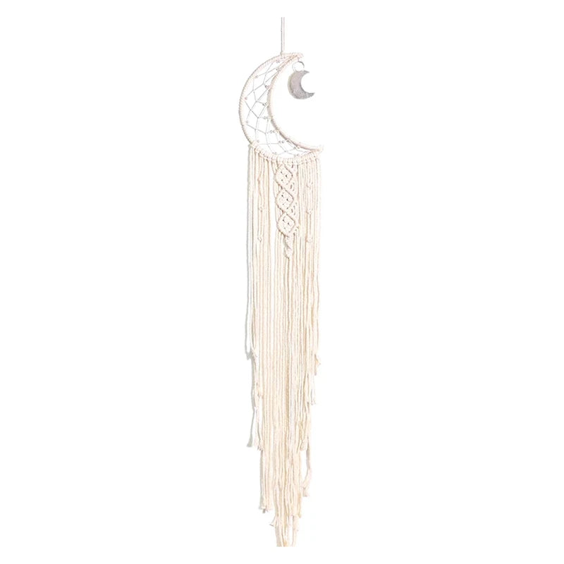 Transform Your Sleep with the Moon Dream Catcher – Handcrafted Tranquility Homelune LTD