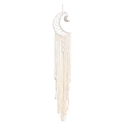 Transform Your Sleep with the Moon Dream Catcher – Handcrafted Tranquility Homelune LTD
