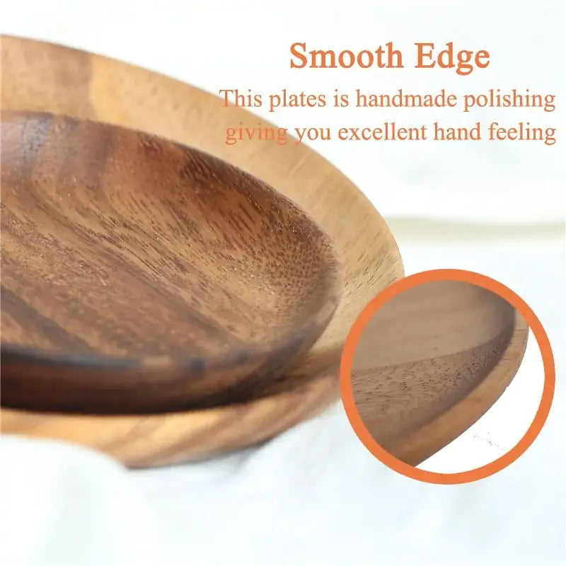 Natural Wood Circular Plate - Homelune LTD home essentials and decor!