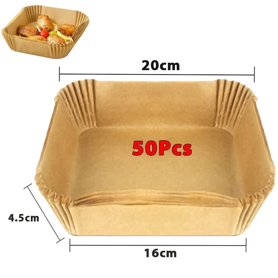 Non-Stick Air Fryer Disposable Paper Liners! Elevate your cooking experience - Homelune LTD home essentials and decor!