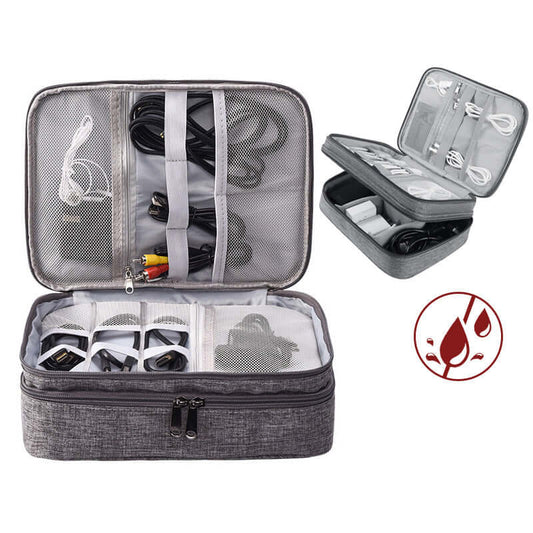 Organize Your Electronics with Our Premium Double Layer Electronics Bag - Homelune LTD home essentials and decor!