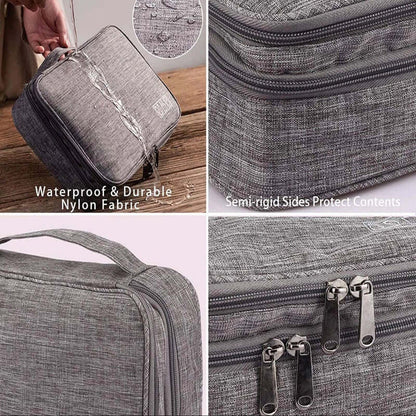 Organize Your Electronics with Our Premium Double Layer Electronics Bag - Homelune LTD home essentials and decor!