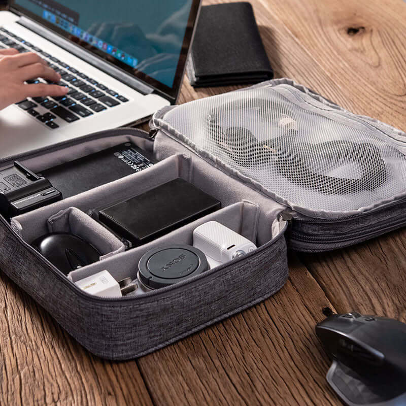 Organize Your Electronics with Our Premium Double Layer Electronics Bag - Homelune LTD home essentials and decor!