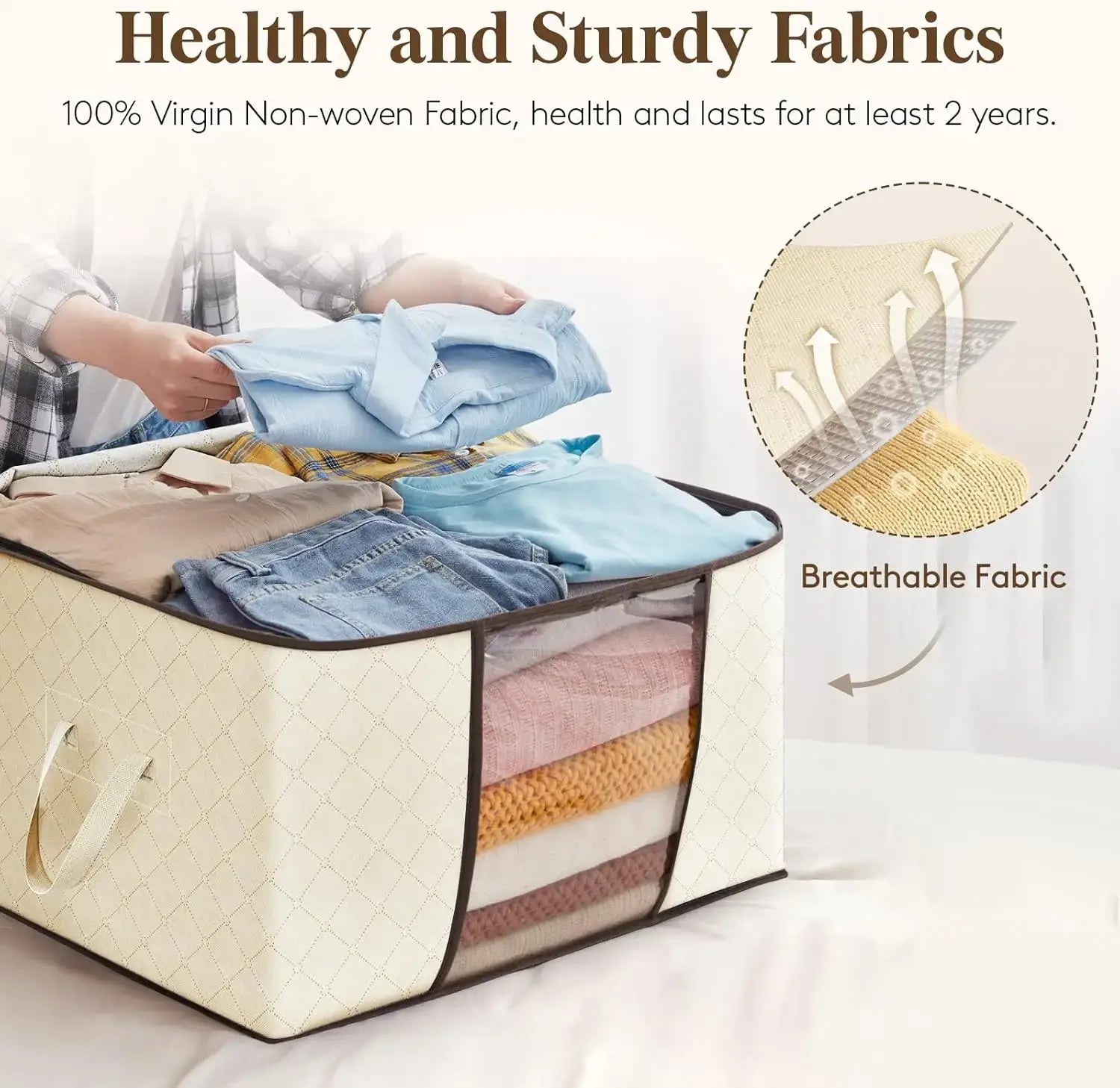 Organize with Style: Discover Our Foldable Thick Fabric Storage Bags! - Homelune LTD home essentials and decor!