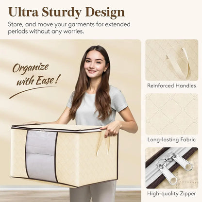Organize with Style: Discover Our Foldable Thick Fabric Storage Bags! - Homelune LTD home essentials and decor!