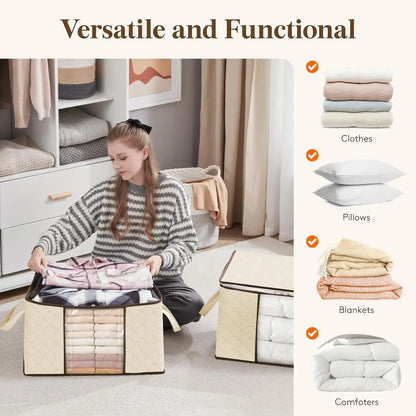 Organize with Style: Discover Our Foldable Thick Fabric Storage Bags! - Homelune LTD home essentials and decor!