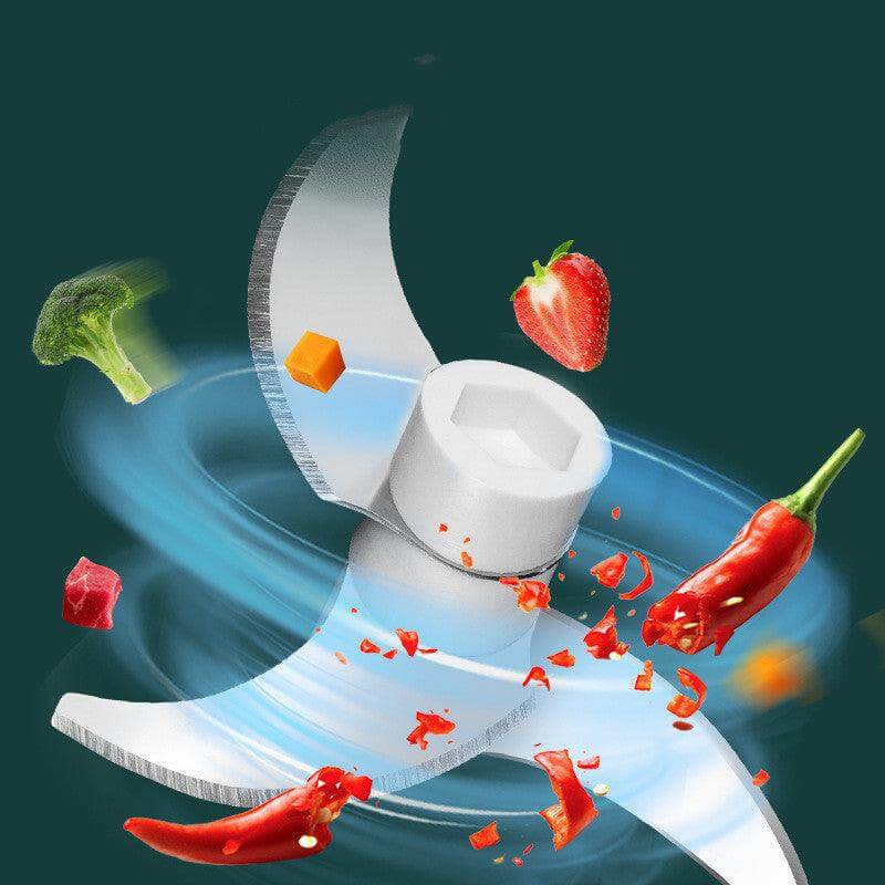 Portable Electric Mini Chopper – Garlic, Vegetable, Meat & Fruit Grinder for Easy Prep - Homelune LTD home essentials and decor!