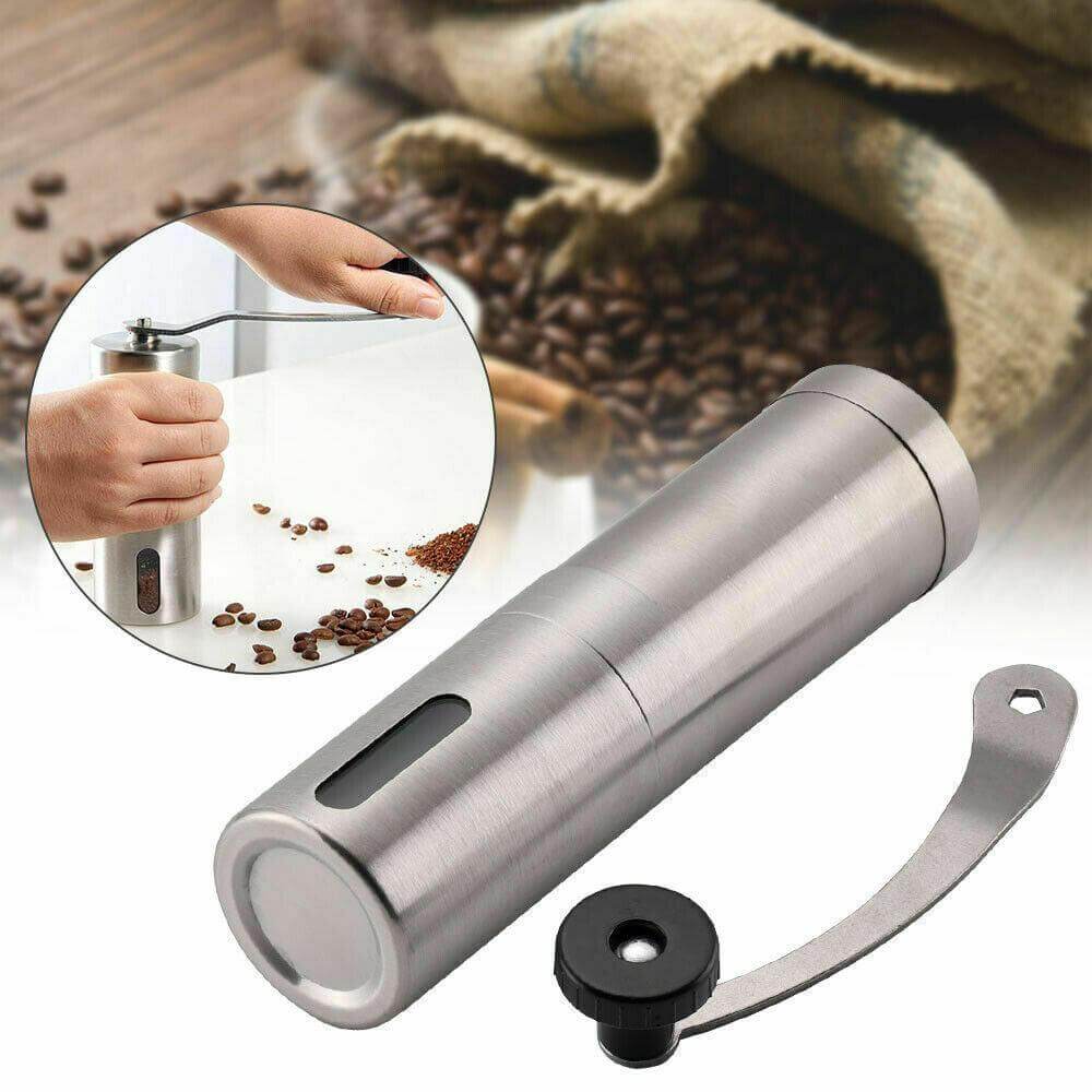 Portable Manual Coffee Grinder – Stainless Steel with Ceramic Burr for Fresh Grounds - Homelune LTD home essentials and decor!