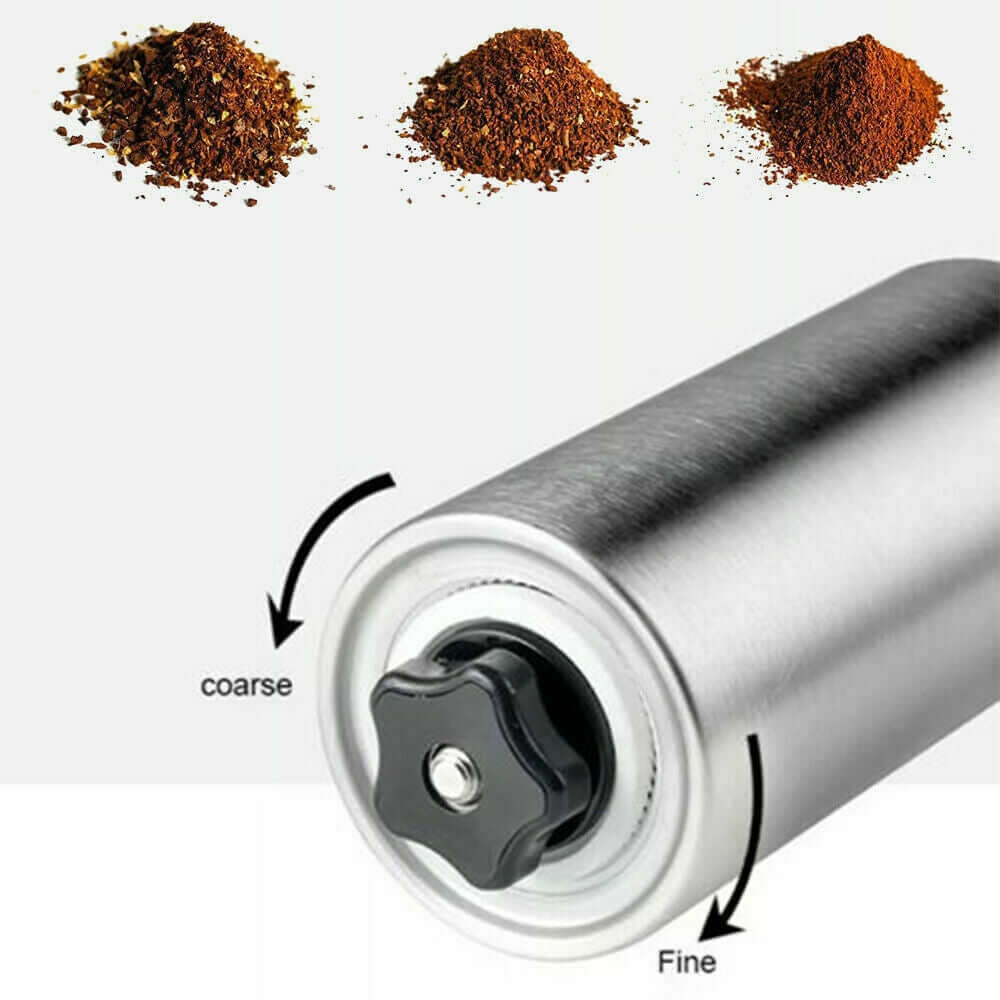 Portable Manual Coffee Grinder – Stainless Steel with Ceramic Burr for Fresh Grounds - Homelune LTD home essentials and decor!