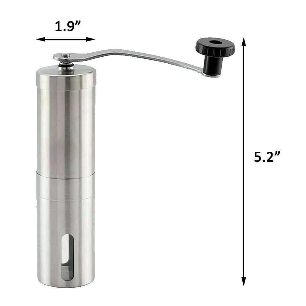 Portable Manual Coffee Grinder – Stainless Steel with Ceramic Burr for Fresh Grounds - Homelune LTD home essentials and decor!