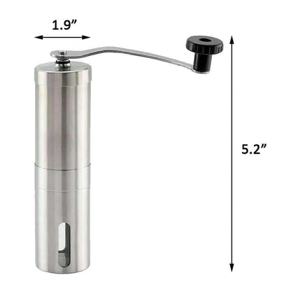 Portable Manual Coffee Grinder – Stainless Steel with Ceramic Burr for Fresh Grounds - Homelune LTD home essentials and decor!