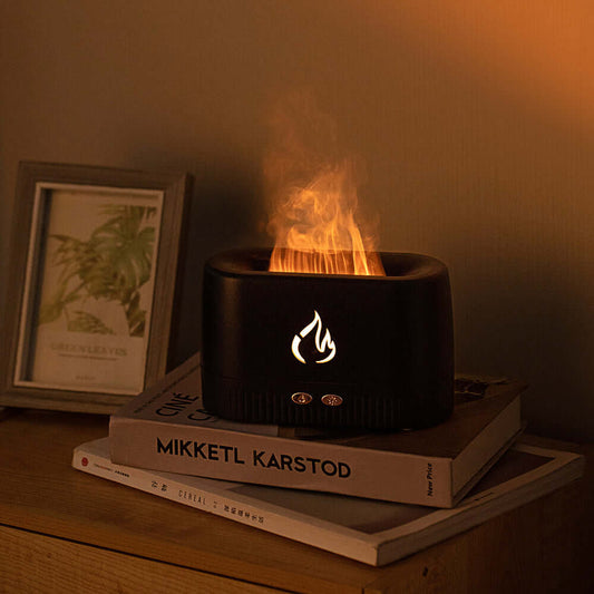 Relax & Unwind Flame Humidifier Aroma Diffuser for a Cozy Ambiance! - Homelune LTD home essentials and decor!