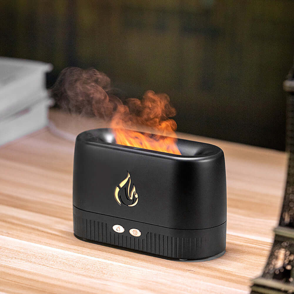 Relax & Unwind Flame Humidifier Aroma Diffuser for a Cozy Ambiance! - Homelune LTD home essentials and decor!