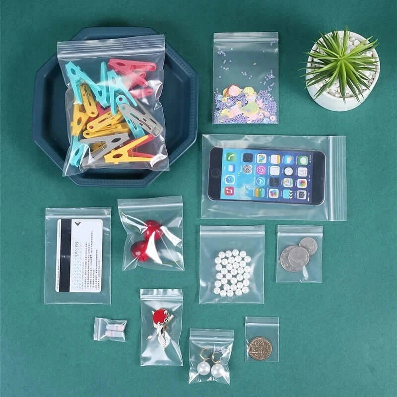 Reliable Storage Made Easy with 100 Thicken Zip Bags - Homelune LTD home essentials and decor!