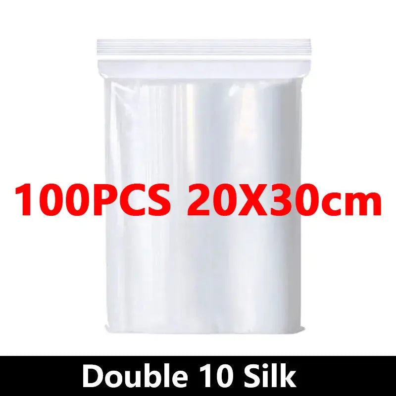 Reliable Storage Made Easy with 100 Thicken Zip Bags - Homelune LTD home essentials and decor!