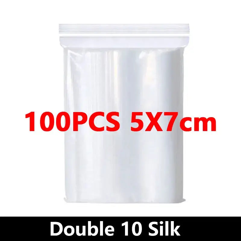 Reliable Storage Made Easy with 100 Thicken Zip Bags - Homelune LTD home essentials and decor!