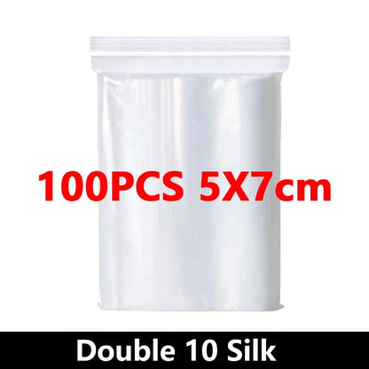 Reliable Storage Made Easy with 100 Thicken Zip Bags - Homelune LTD home essentials and decor!