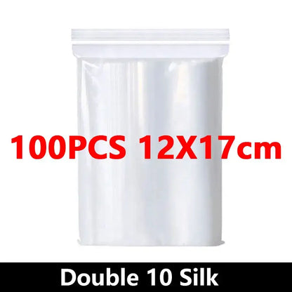 Reliable Storage Made Easy with 100 Thicken Zip Bags - Homelune LTD home essentials and decor!