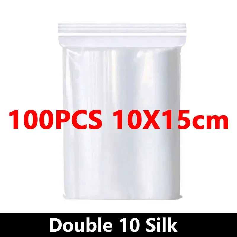 Reliable Storage Made Easy with 100 Thicken Zip Bags - Homelune LTD home essentials and decor!