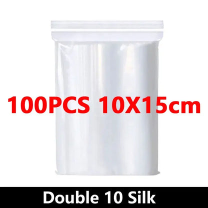 Reliable Storage Made Easy with 100 Thicken Zip Bags - Homelune LTD home essentials and decor!