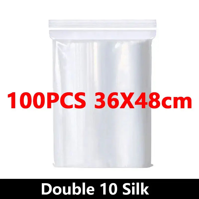 Reliable Storage Made Easy with 100 Thicken Zip Bags - Homelune LTD home essentials and decor!